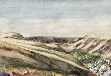 Arizona Mesas, 1869-71 (wc kwenye karatasi)swed